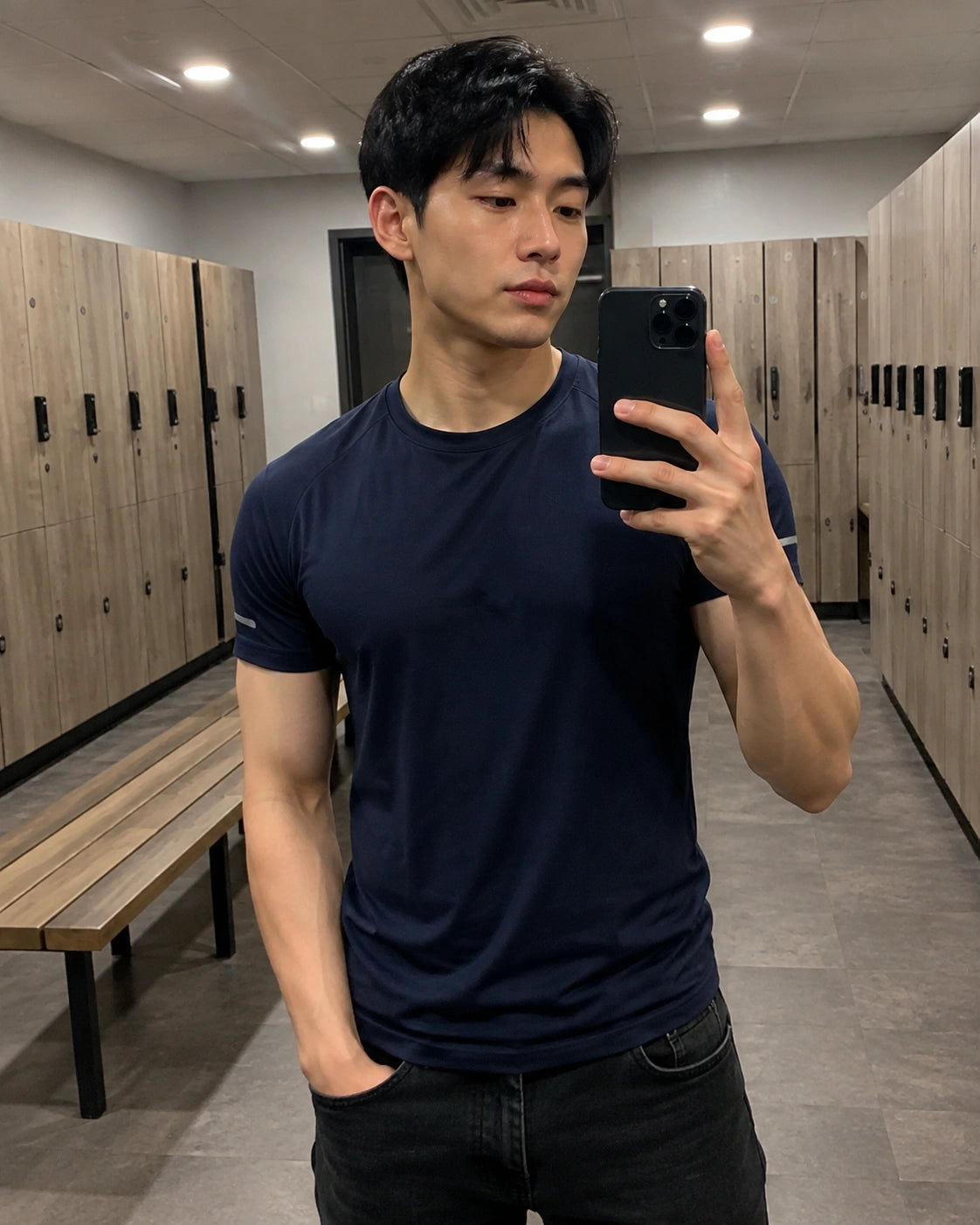 Daniel L. wearing a NorthFit tee